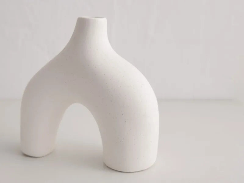 MATARI Set of 3 Ceramic Vases – Nordic Boho Decor